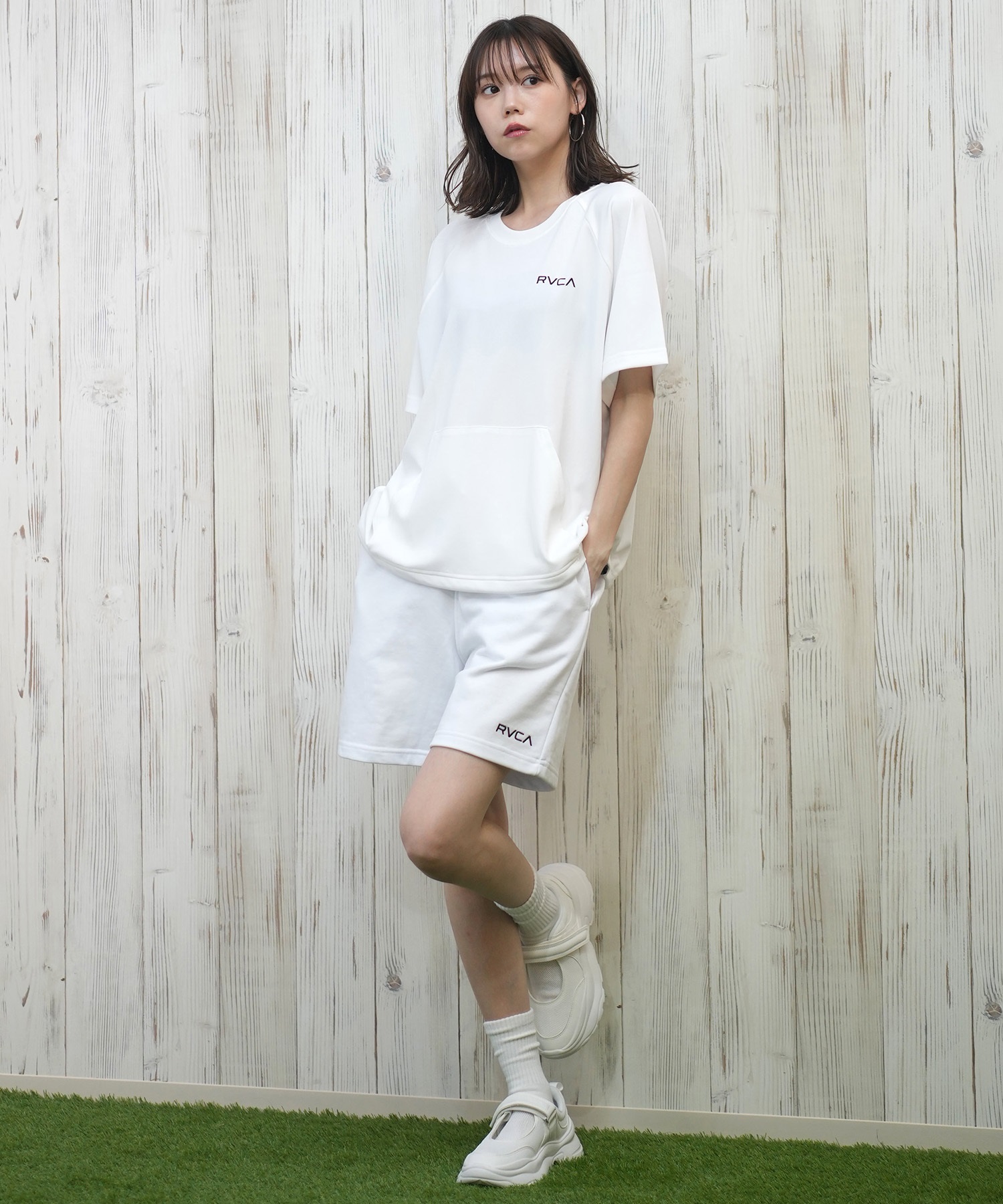 RVCA ルーカ ショートパンツ レディース スウェットショーツ