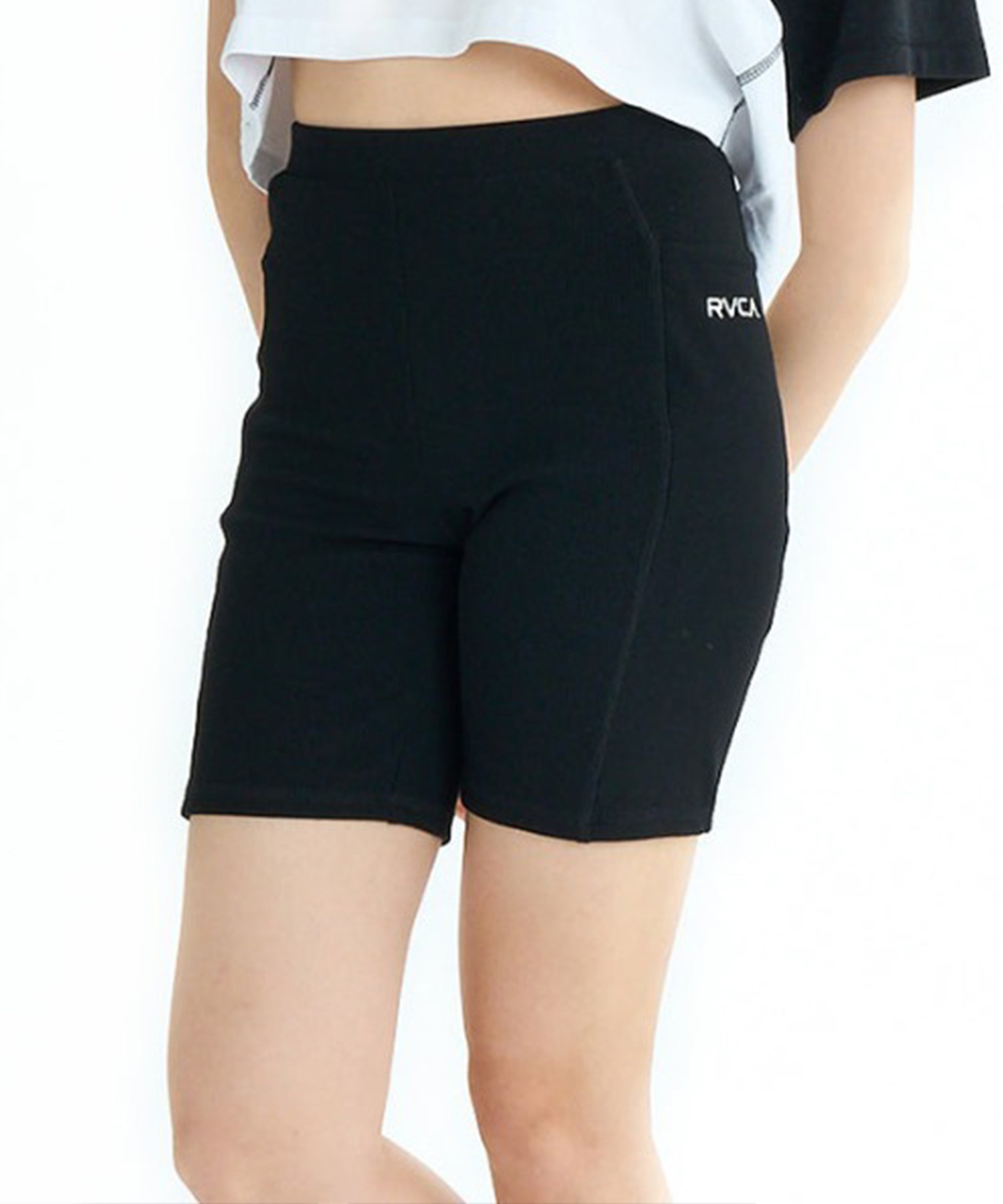 RVCA ルーカ ハーフパンツ ショートパンツ レディース リブ