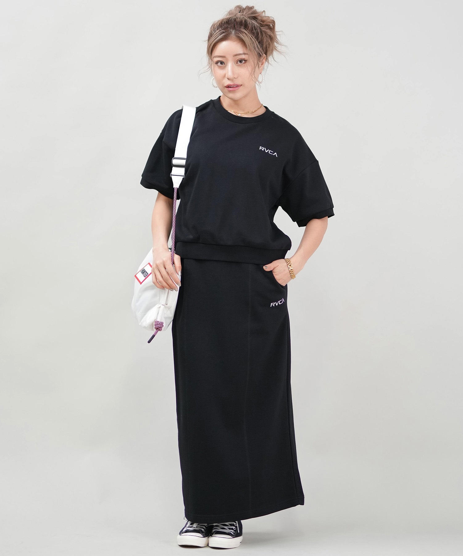 RVCA ルーカ スカート レディース ロングスカート スウェット