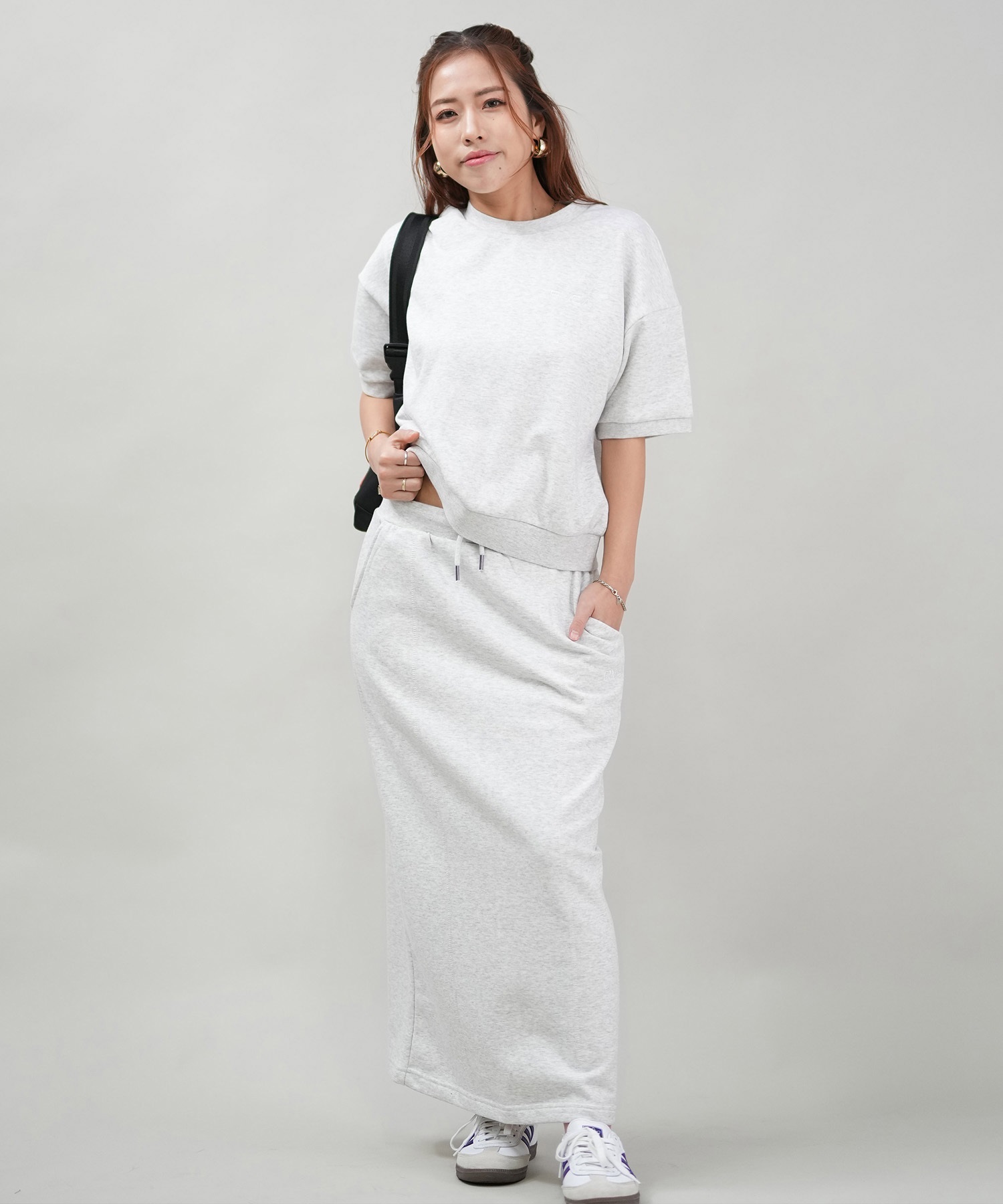 RVCA ルーカ スカート レディース ロングスカート スウェット