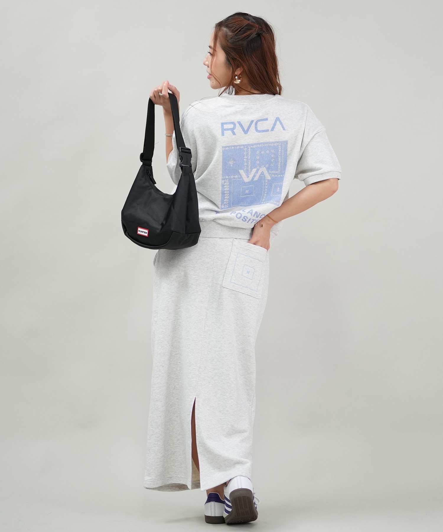 RVCA ルーカ スカート レディース ロングスカート スウェット