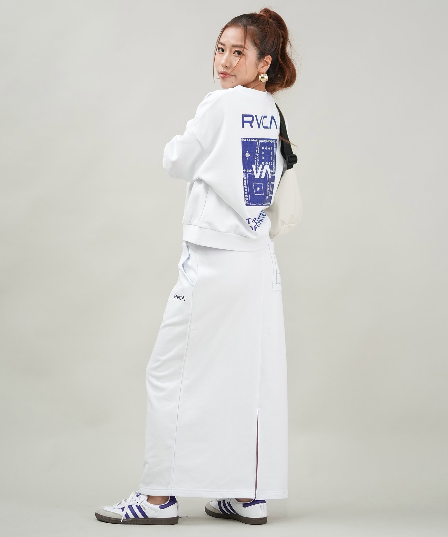 RVCA ルーカ スカート レディース ロングスカート スウェット