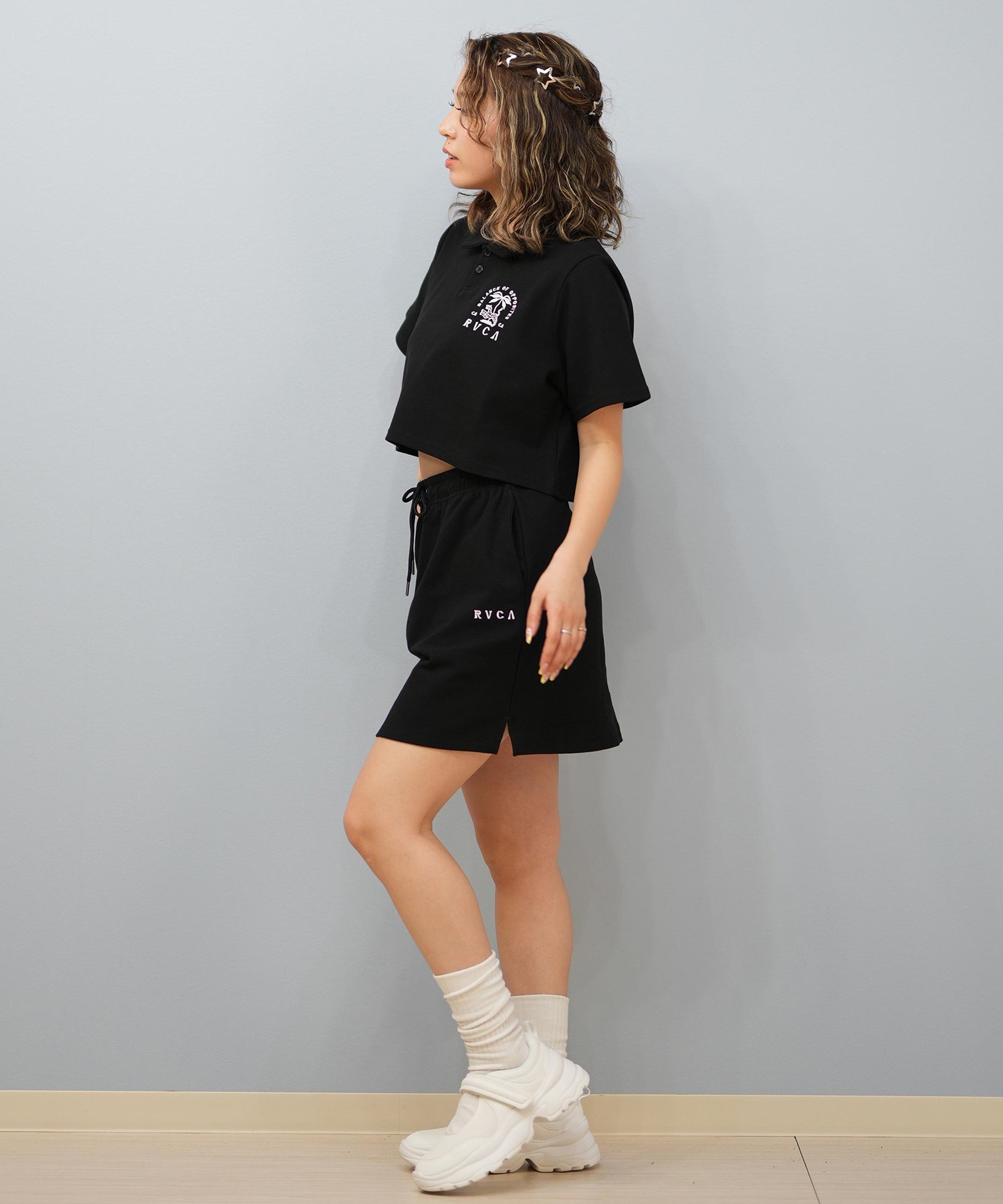 RVCA ルーカ スカート レディース ミニスカート BF04C-002 スカート
