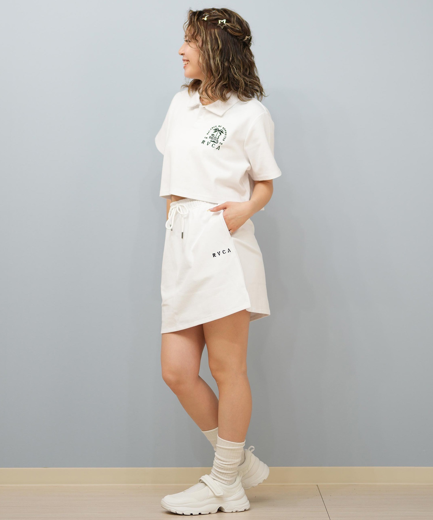 RVCA ルーカ スカート レディース ミニスカート BF04C-002 スカート