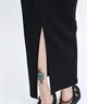 RVCA ルーカ スカート レディース リブニット マキシ丈 Hライン ペンシルスカート ロゴ ワンポイント MAXI PENCIL SKIRT BF044-601(BLK-M)