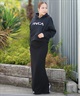 RVCA ルーカ スカート レディース リブニット マキシ丈 Hライン ペンシルスカート ロゴ ワンポイント MAXI PENCIL SKIRT BF044-601(BLK-M)