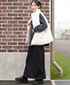 RVCA ルーカ スカート レディース ロングスカート ロゴ セットアップ対応 MINI RVCA SWEAT SKIRT BF044-602(BLK-S)
