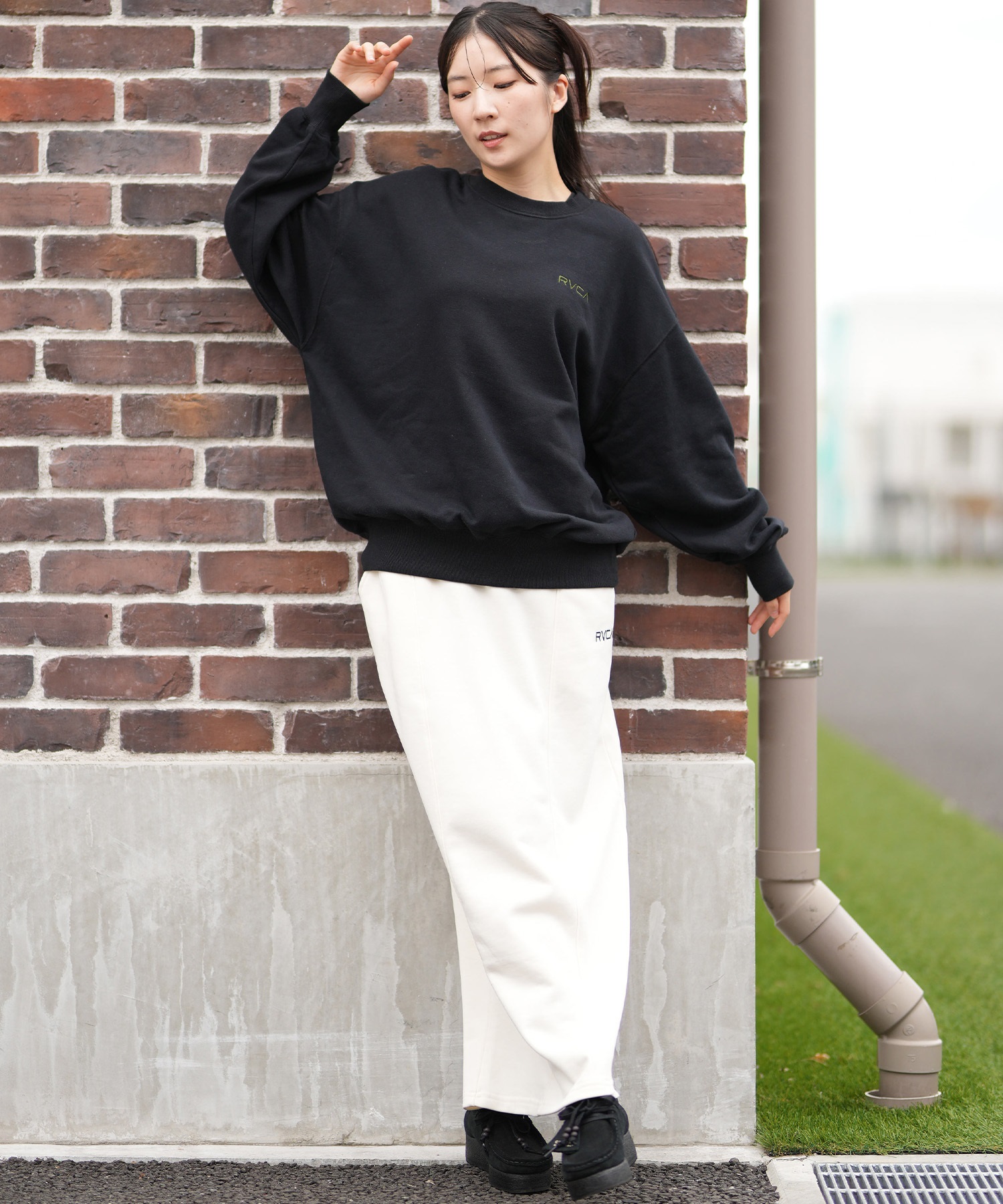 RVCA ルーカ スカート レディース ロングスカート ロゴ セットアップ