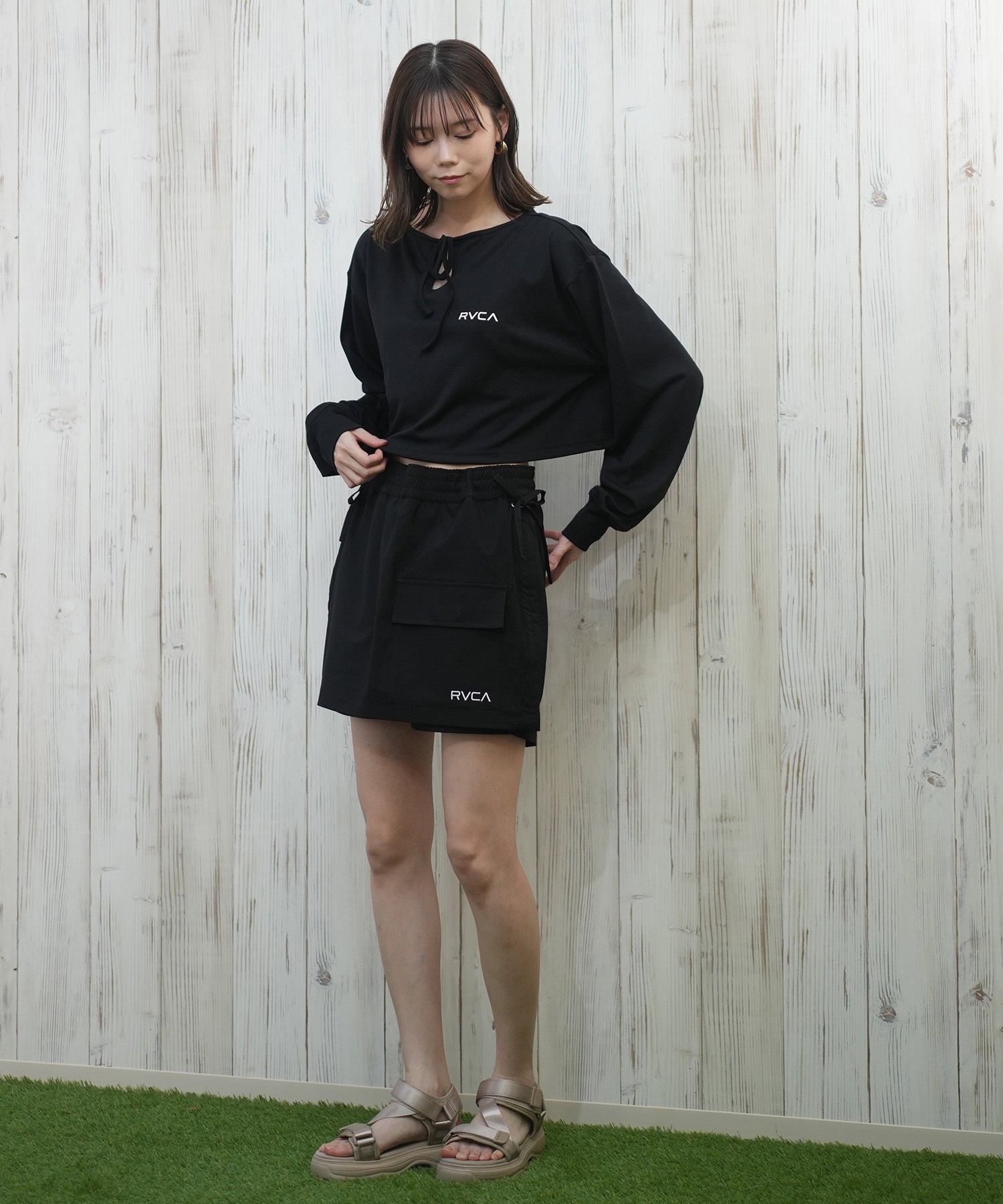 RVCA ルーカ 水着 レディース トランクス ショートパンツ ハーフ