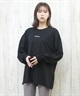 RVCA ルーカ ラッシュガード レディース 長袖 Tシャツ ロンT バックリボン 水陸両用 UVカット BACK SPLIT LS BF043-053(WHT-M)