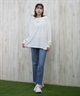 RVCA ルーカ ラッシュガード レディース 長袖 Tシャツ ロンT バックリボン 水陸両用 UVカット BACK SPLIT LS BF043-053(WHT-M)