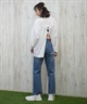 RVCA ルーカ ラッシュガード レディース 長袖 Tシャツ ロンT バックリボン 水陸両用 UVカット BACK SPLIT LS BF043-053(WHT-M)