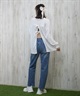 RVCA ルーカ ラッシュガード レディース 長袖 Tシャツ ロンT バックリボン 水陸両用 UVカット BACK SPLIT LS BF043-053(WHT-M)