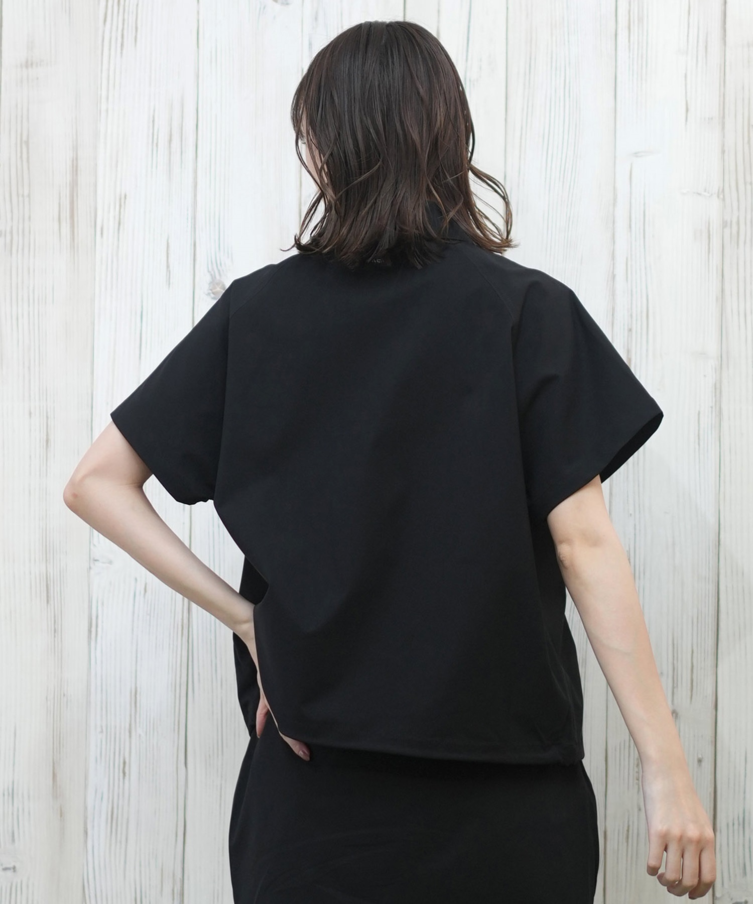 RVCA ルーカ ラッシュガード レディース 半袖 シャツ ジップアップ