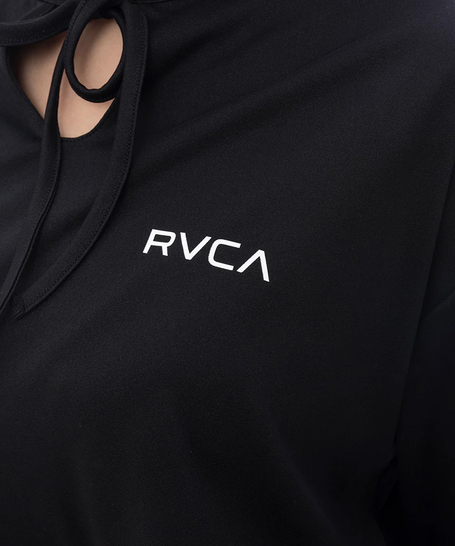 RVCA ルーカ ラッシュガード レディース 長袖 Tシャツ ロンT クロップド丈 ショート丈 水陸両用 UVカット BF043-854(WHT-M)