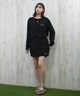 RVCA ルーカ ラッシュガード レディース 長袖 Tシャツ ロンT クロップド丈 ショート丈 水陸両用 UVカット BF043-854(WHT-M)