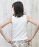 RVCA ルーカ ラッシュガード レディース タンクトップ カップ付 ワンポイント ロゴ 水陸両用 UVカット BF043-856(WHT-M)