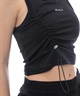 RVCA ルーカ ラッシュガード レディース タンクトップ カップ付 ワンポイント ロゴ 水陸両用 UVカット BF043-856(WHT-M)