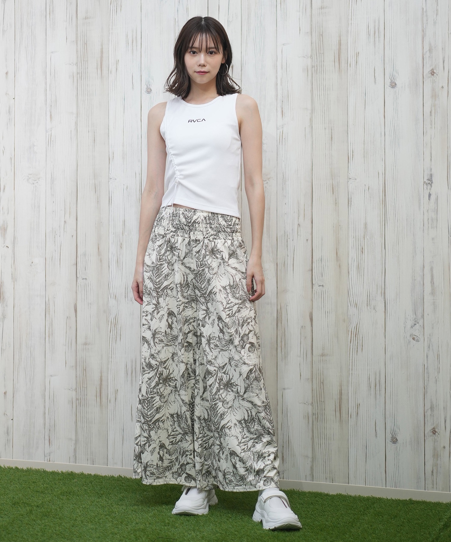 RVCA ルーカ ラッシュガード レディース タンクトップ カップ付