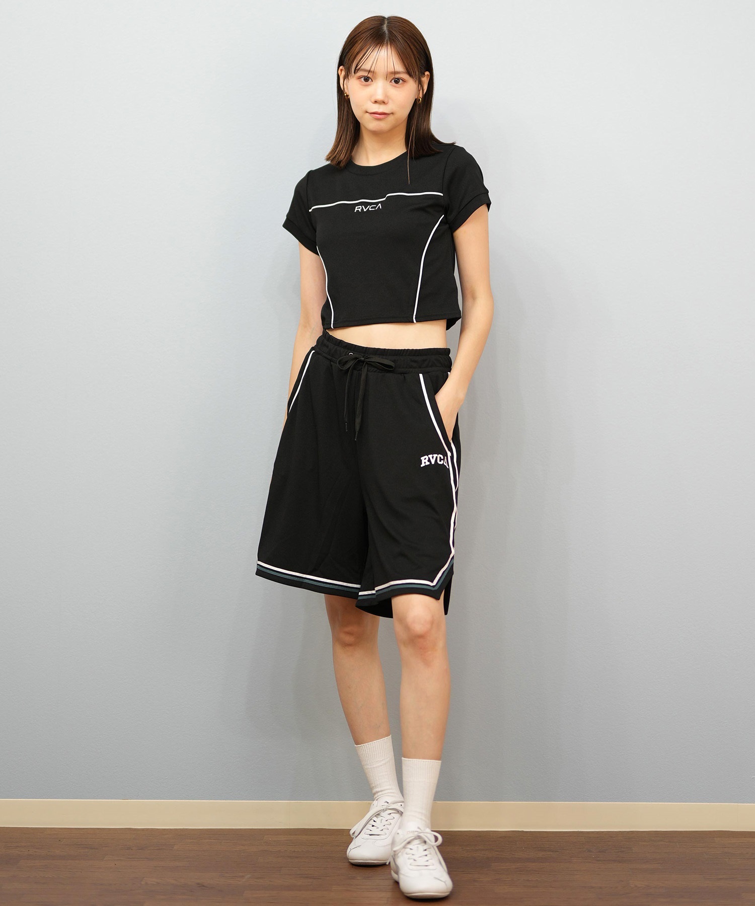 RVCA ブラック 水着・ラッシュガード セット RVCA ブラック 水着・ラッシュガード セット