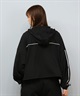 RVCA ルーカ 水着 ラッシュガード パーカー ジップアップ レディース クロップド丈 ショート丈 パイピング 水陸両用 UVカット BF04C-P86(WHT-M)