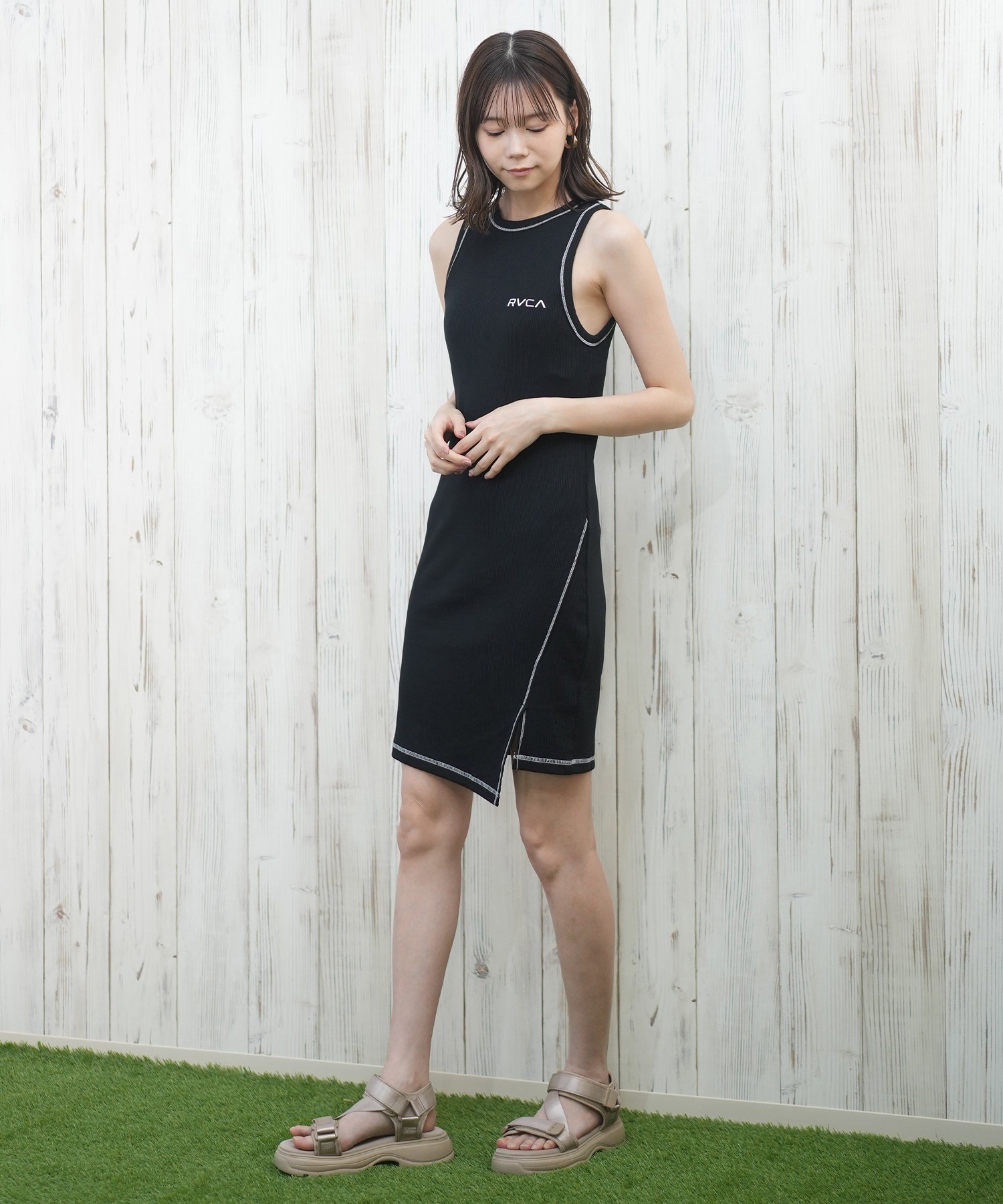 RVCA ルーカ ラッシュガード レディース ワンピース タンクトップ