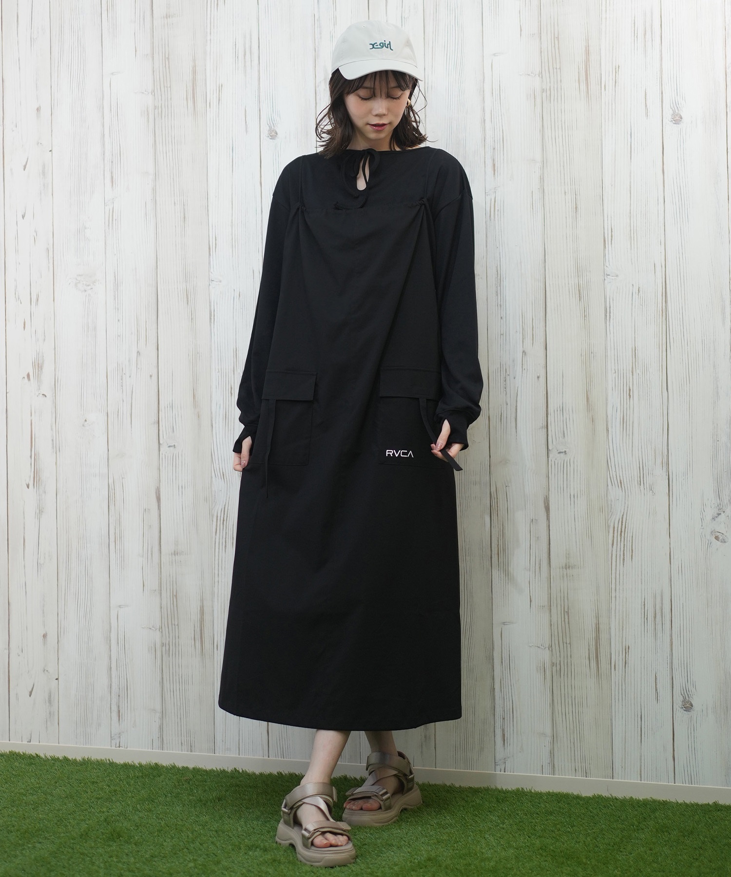 RVCA ルーカ ラッシュガード レディース ワンピース スリップドレス