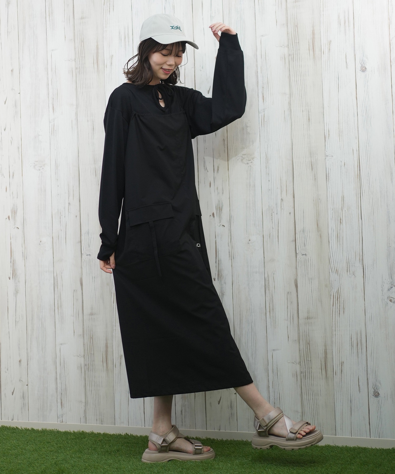 RVCA ルーカ ラッシュガード レディース ワンピース スリップドレス