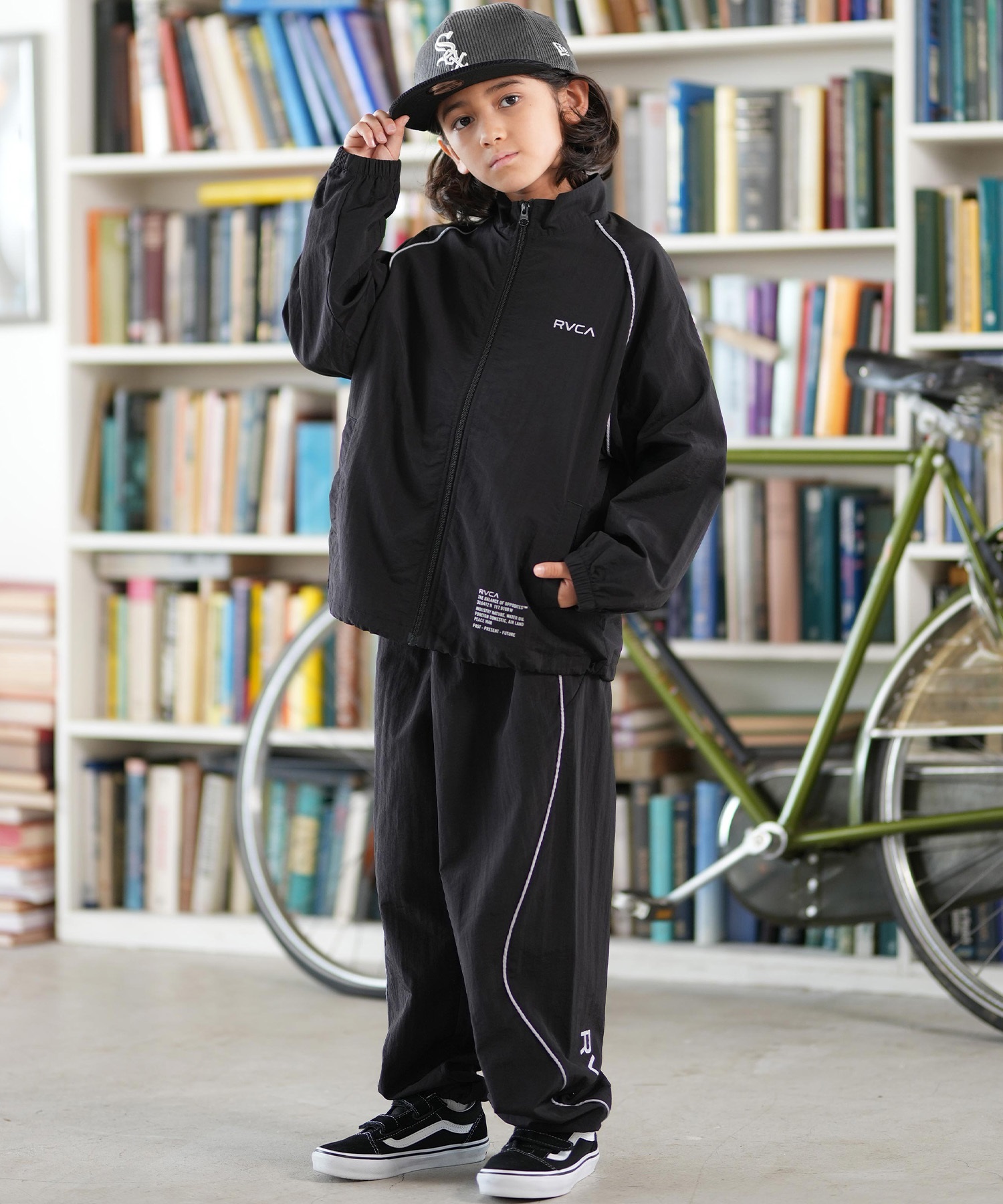 ジャケット・アウター RYOTA RVCA ルーカ ナイロン ジャケット キッズ ジュニア 子供 バック