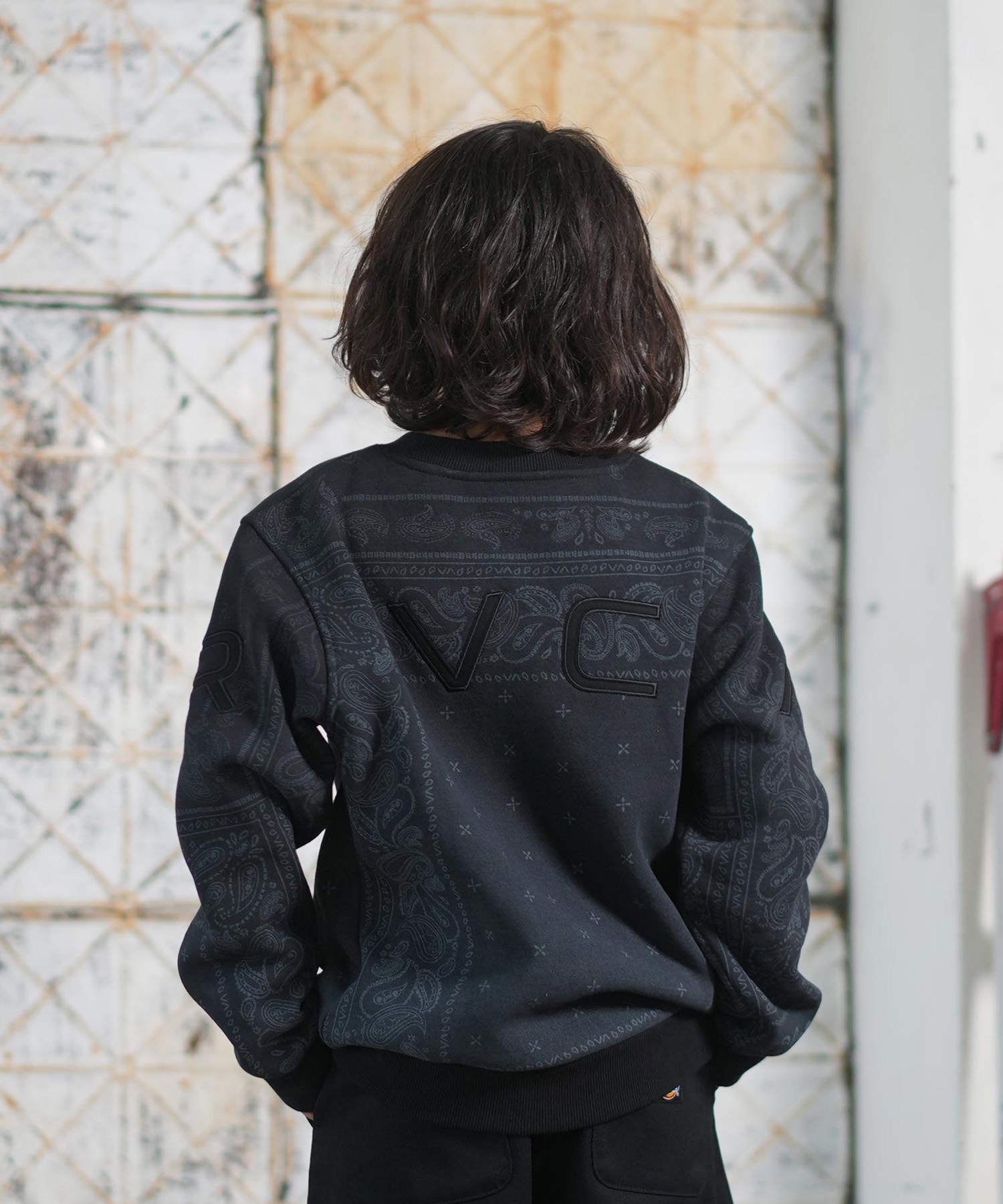 RVCA ルーカ トレーナー スウェット キッズ ジュニア 子供 クルー