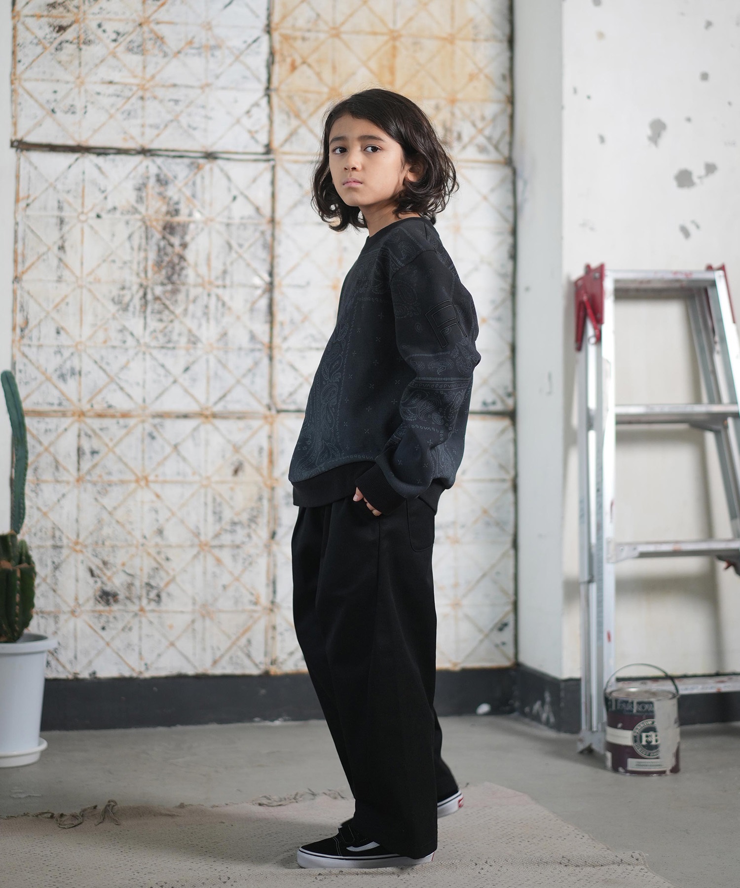 RVCA ルーカ トレーナー スウェット キッズ ジュニア 子供 クルー