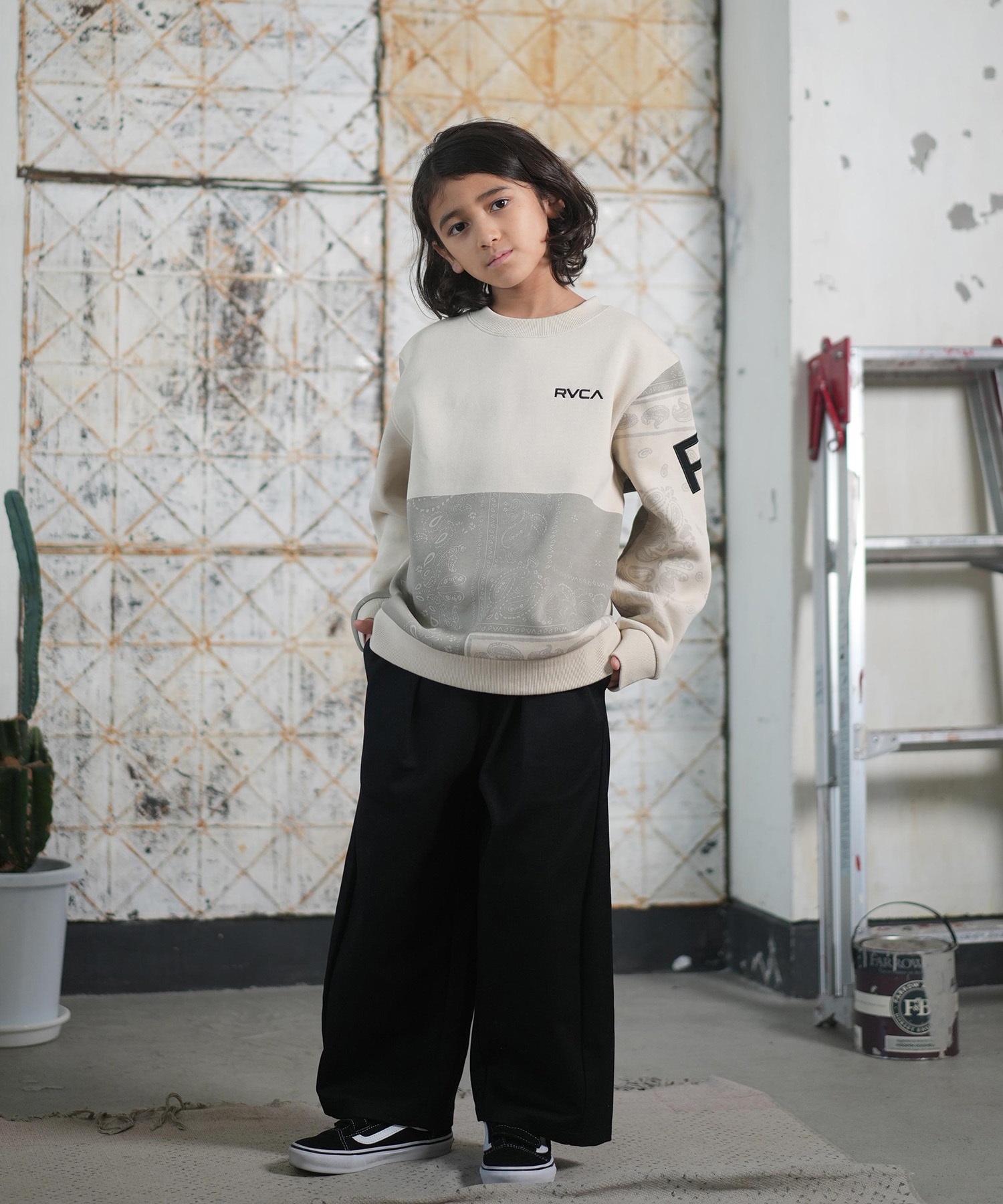 RVCA ロンTコーデ