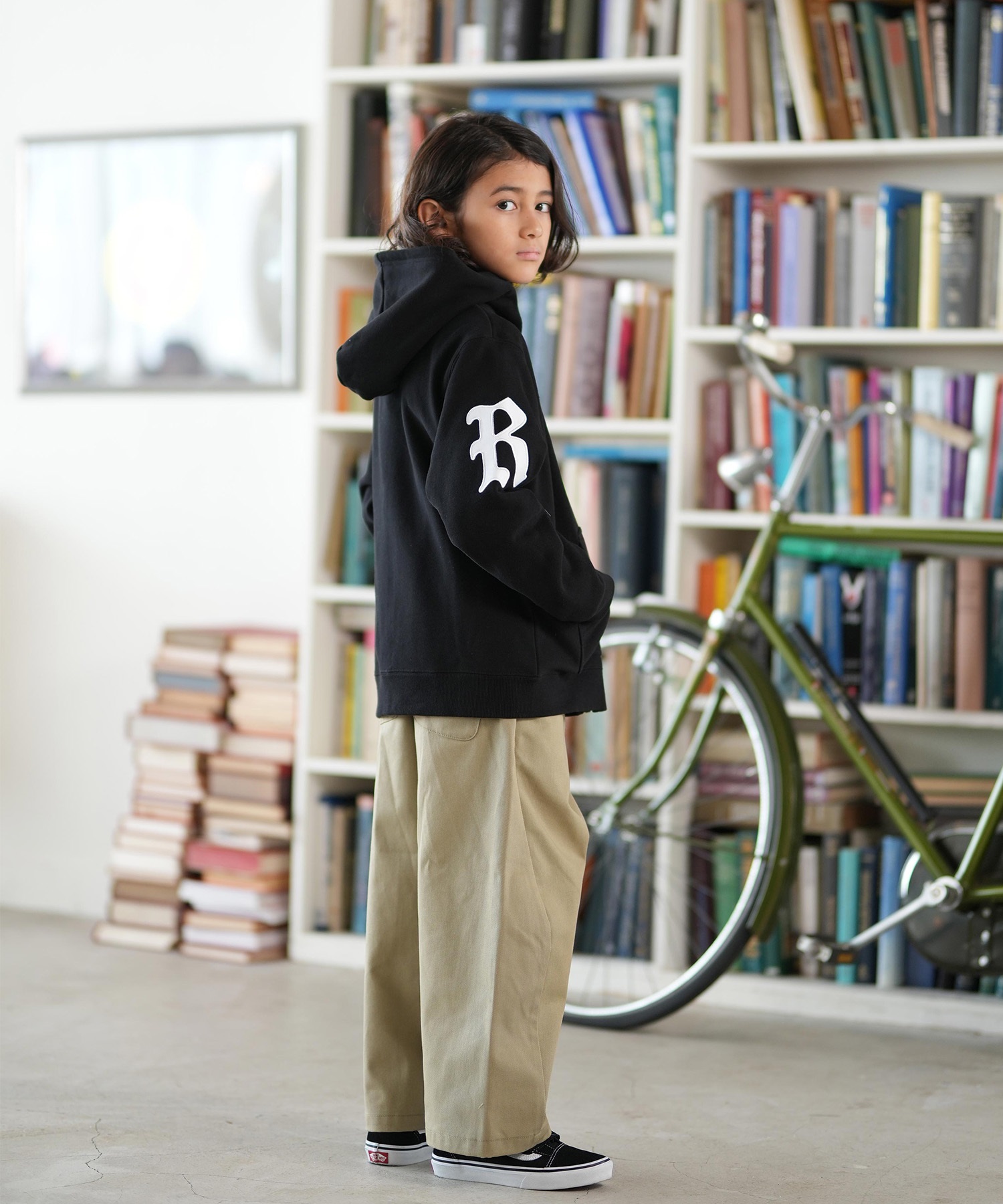 RVCA ルーカ ジップアップ パーカー キッズ ジュニア 子供 スウェット