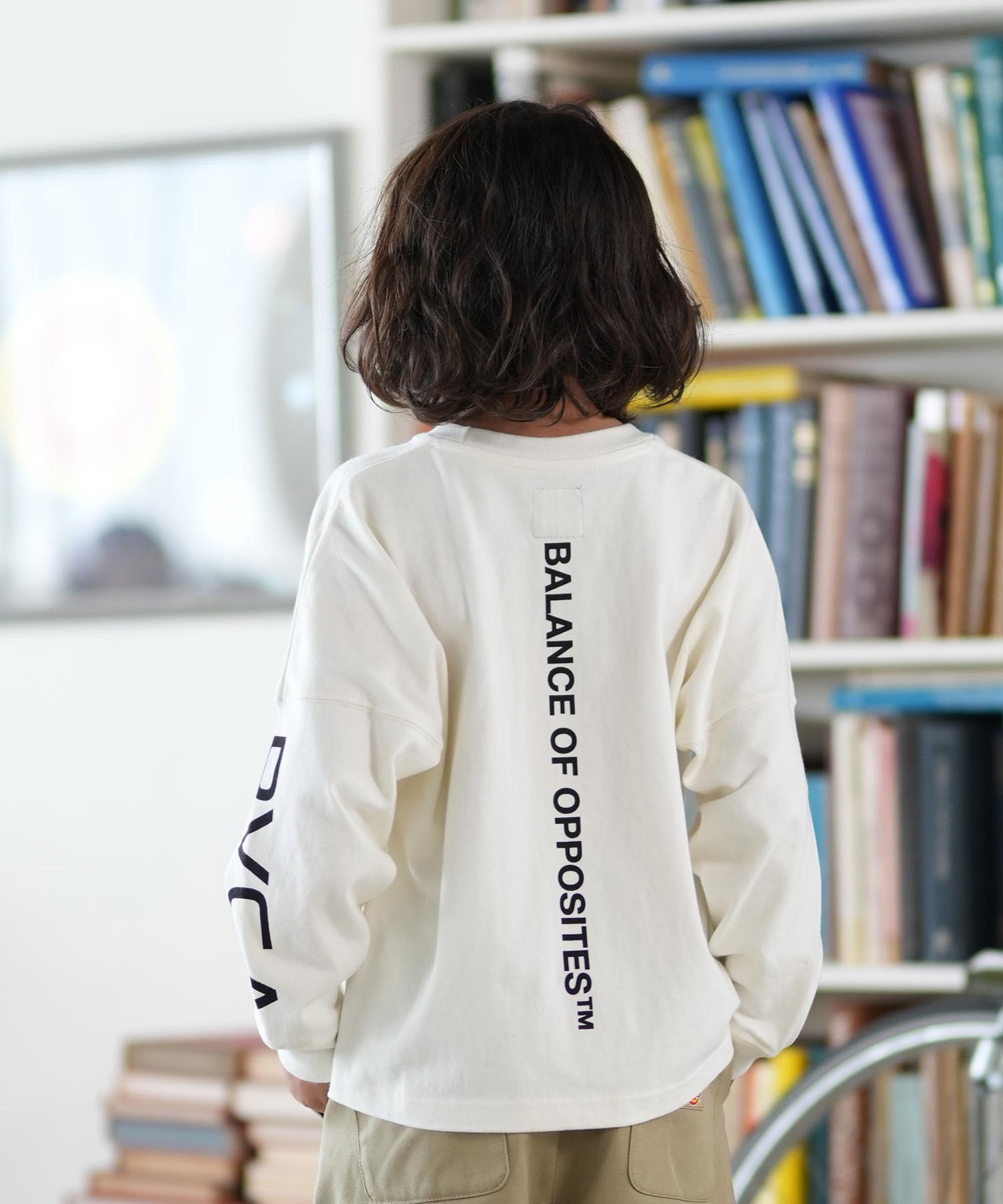 RVCA ルーカ 長袖 Tシャツ ロンT キッズ ジュニア 子供 ロゴ RVCA LT
