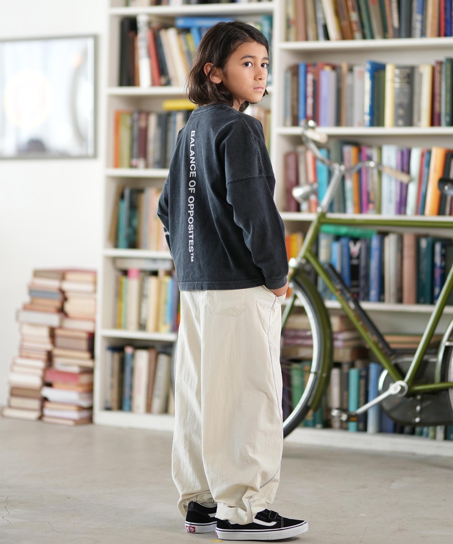 RVCA ルーカ 長袖 Tシャツ ロンT キッズ ジュニア 子供 ロゴ RVCA LT
