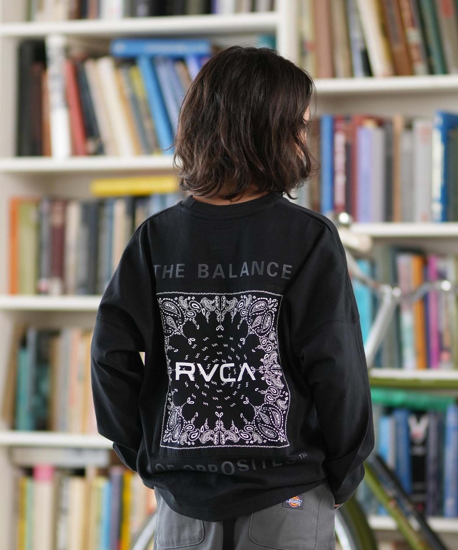 RVCA ルーカ 長袖 Tシャツ ロンT キッズ ジュニア 子供 バックプリント