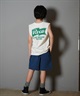 RVCA ルーカ タンクトップ キッズ ジュニア 子供 バックプリント ロゴ ONSHORE TT BF04E-254(BLK-130cm)