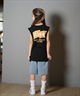 RVCA ルーカ タンクトップ キッズ ジュニア 子供 バックプリント ロゴ ONSHORE TT BF04E-254(BLK-130cm)