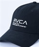 RVCA ルーカ キャップ 帽子 ロゴ BALANCE CREST CAP BF04A-901(BLK-FREE)