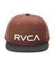 RVCA ルーカ キャップ 帽子 フラットバイザー RVCA TWILL SNAPBACK BF042-900(CTF0-FREE)