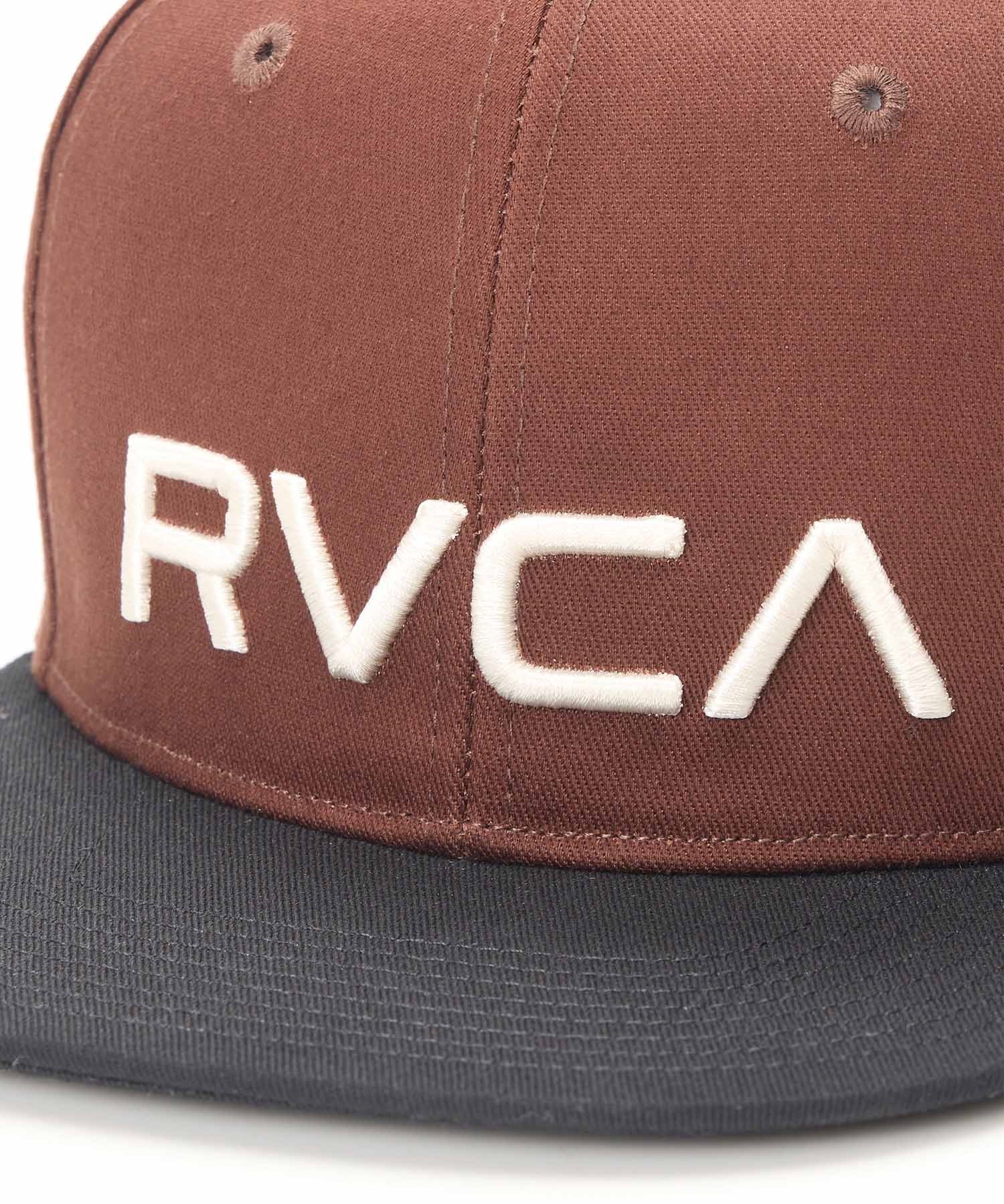 RVCA ルーカ キャップ 帽子 フラットバイザー RVCA TWILL SNAPBACK BF042-900(CTF0-FREE)