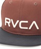 RVCA ルーカ キャップ 帽子 フラットバイザー RVCA TWILL SNAPBACK BF042-900(CTF0-FREE)