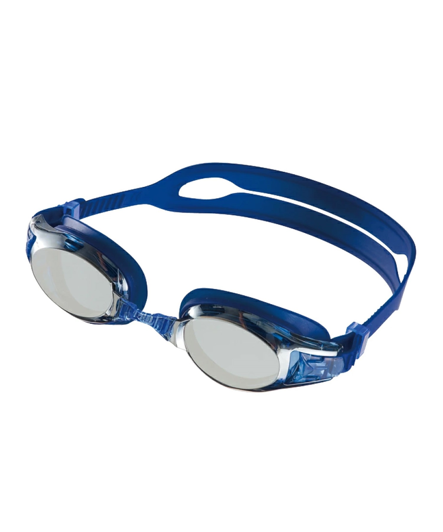 AQA エーキューエー スイミングゴーグル ウォーターランナー ワイドクリックミラー 3 KM-1623(SL.M-ONE)