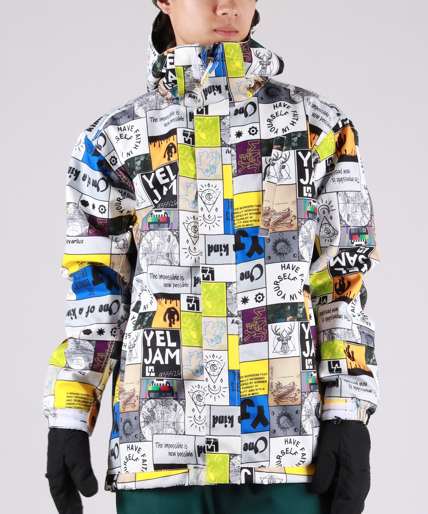 YELJAM イエロージャム YJ52512 スノーボード ウェア ジャケット ユニ