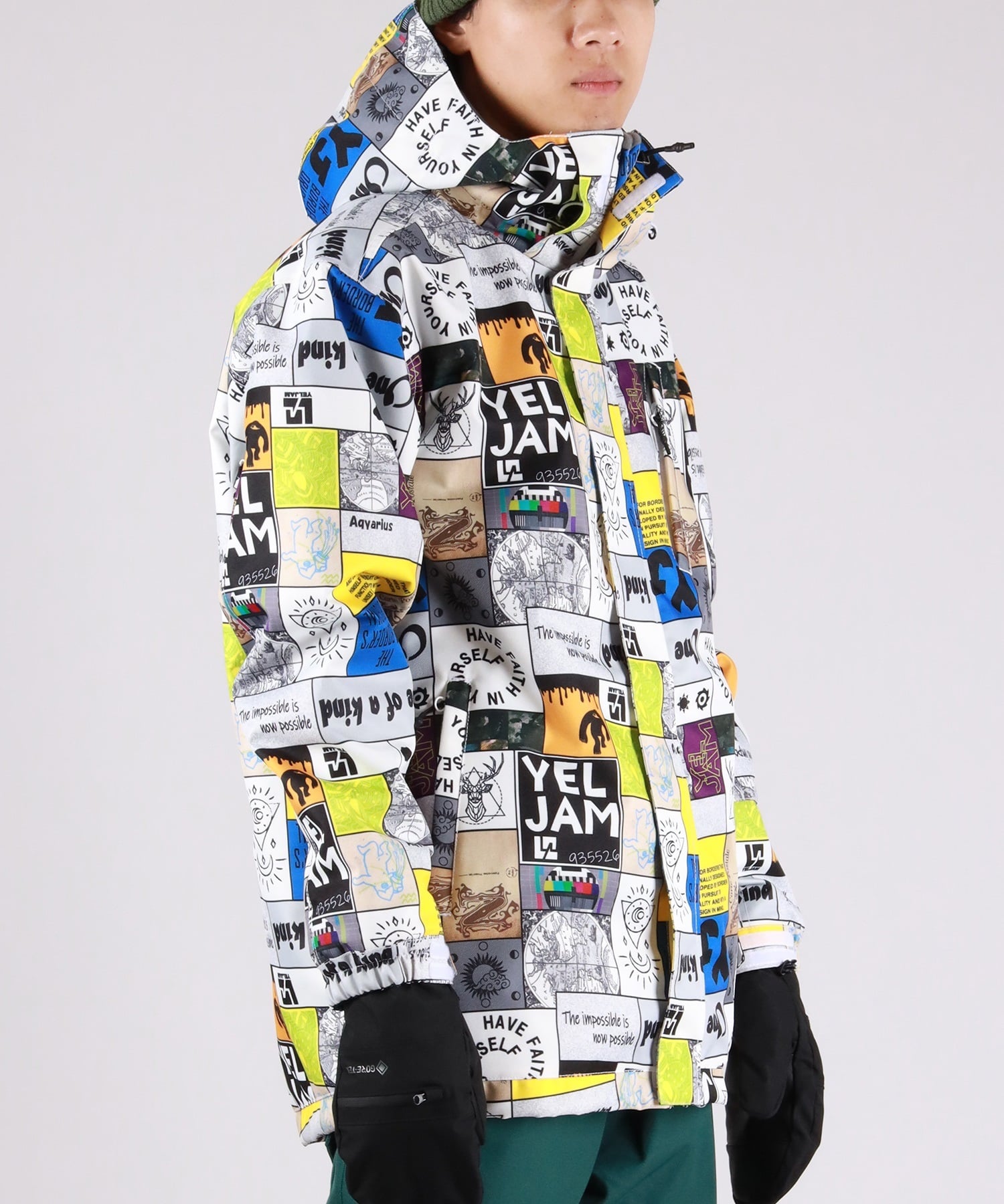 YELJAM イエロージャム スノーボード ウェア ジャケット ユニセックス
