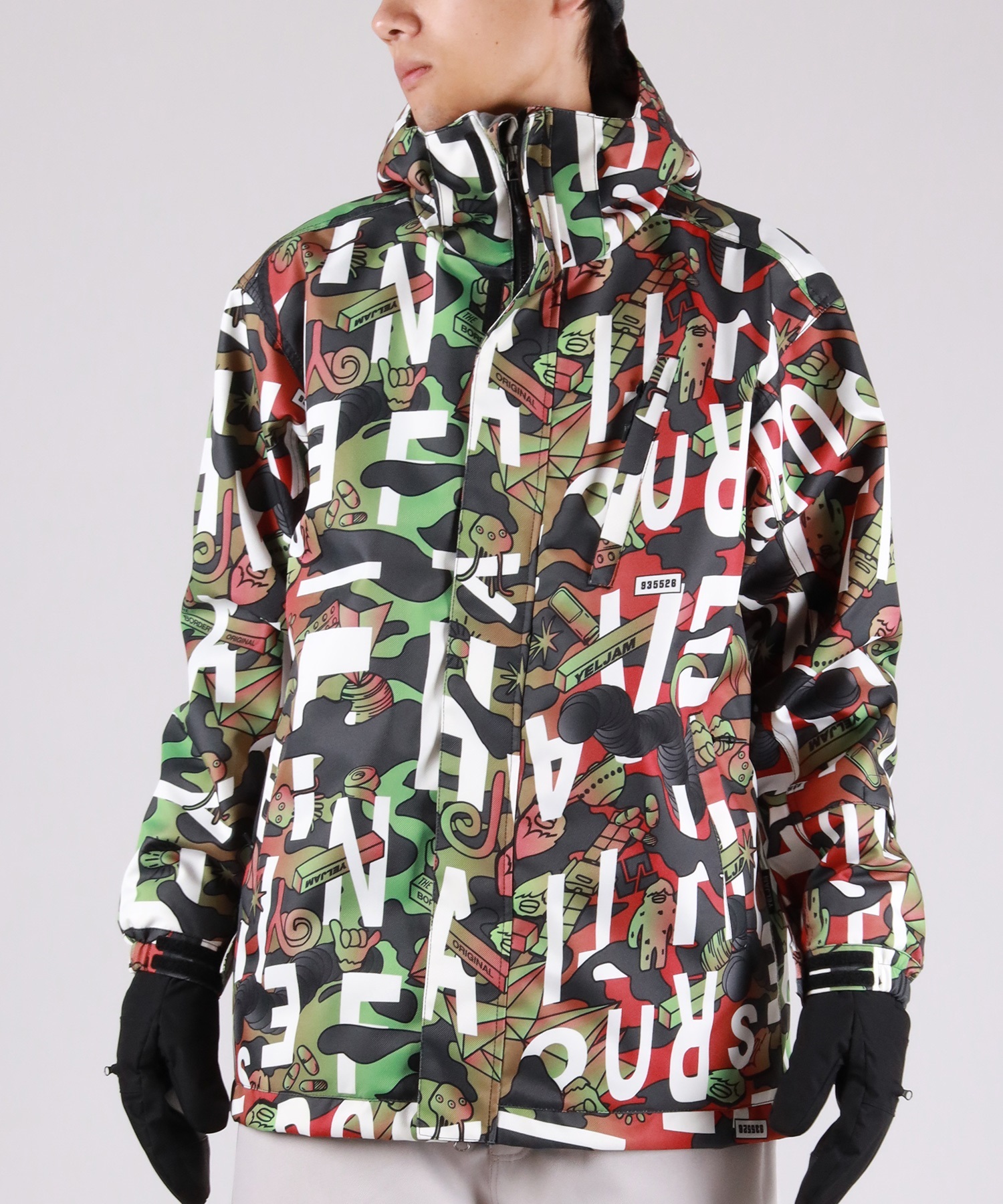 YELJAM イエロージャム スノーボード ウェア ジャケット ユニセックス