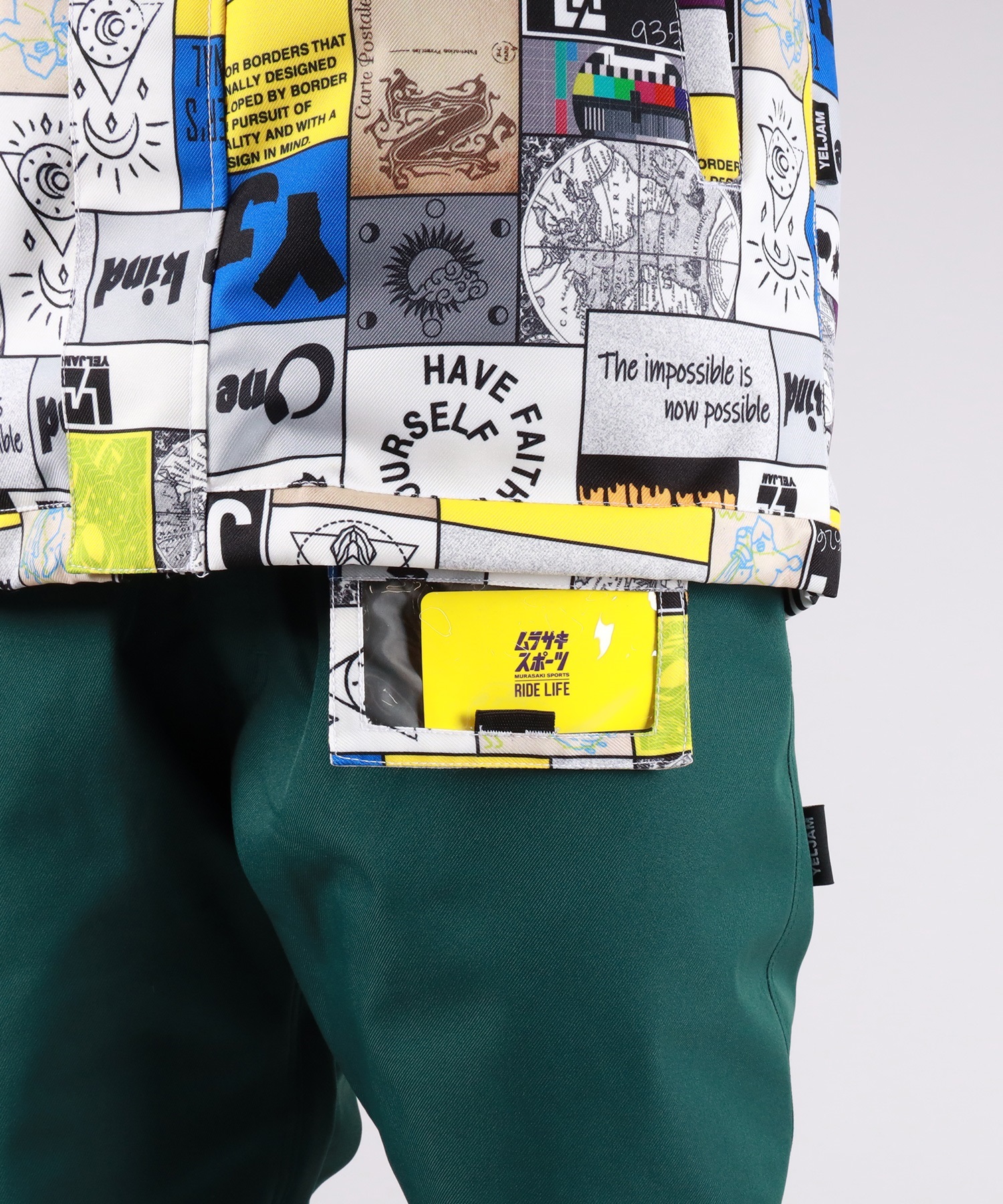 YELJAM イエロージャム YJ52512 スノーボード ウェア ジャケット ユニ