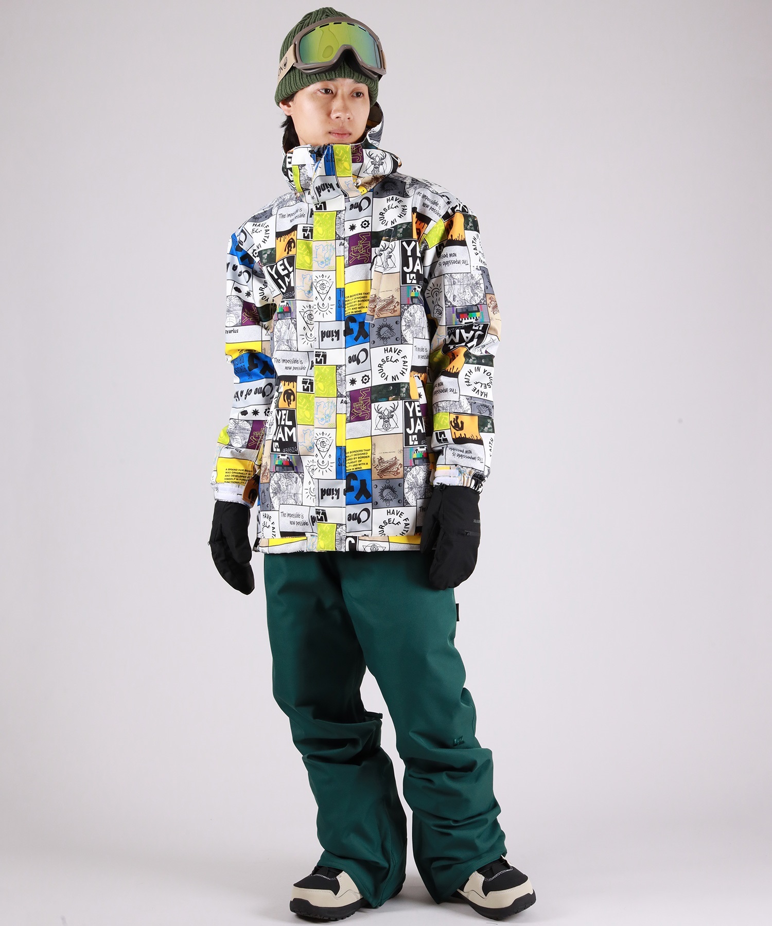 YELJAM イエロージャム スノーボード ウェア ジャケット ユニセックス