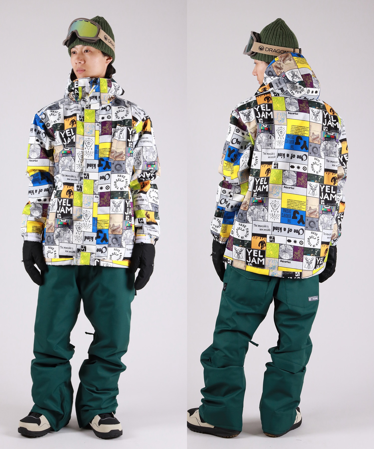 (早い者勝ち!)YELJAM スノーボードボトム 早期購入/店頭受取対象外】YELJAM イエロージャム スノーボード