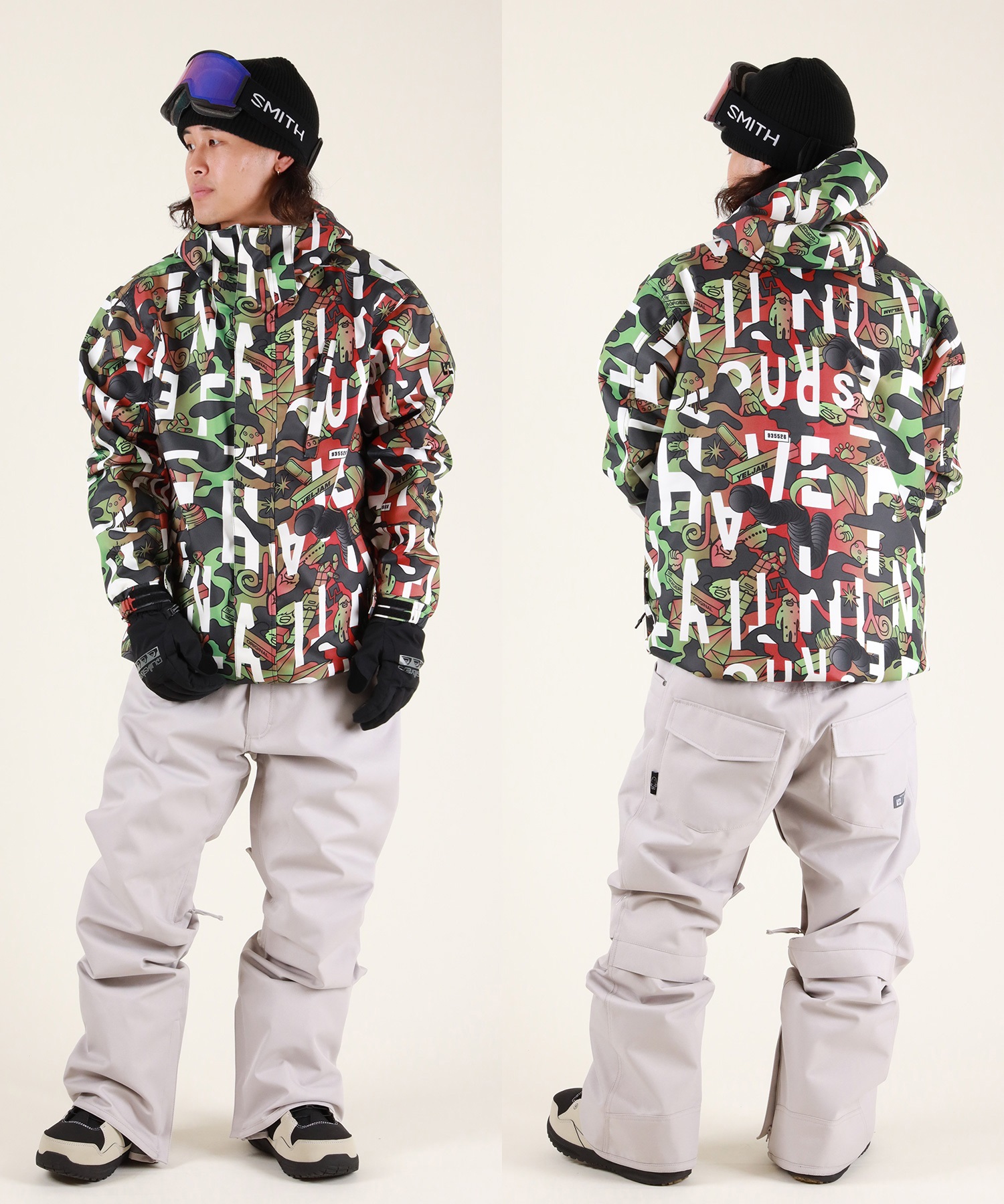 (早い者勝ち!)YELJAM スノーボードボトム 早期購入/店頭受取対象外】YELJAM イエロージャム スノーボード